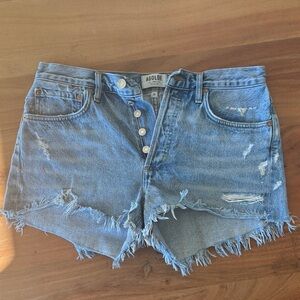Agolde Parker Vintage Cut Off Short in Swapmeet